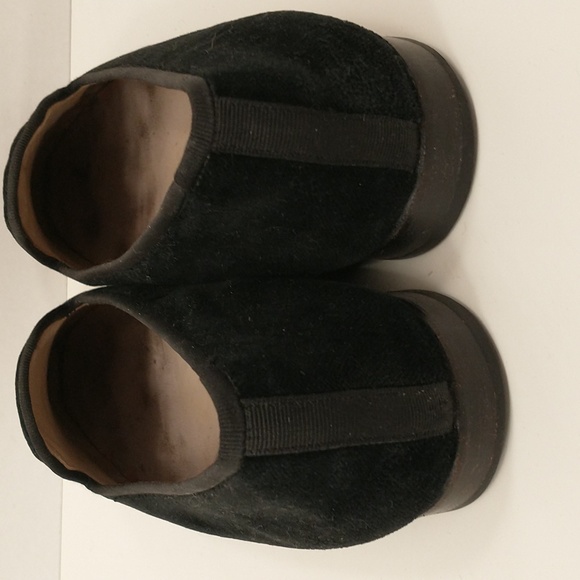 Black Velvet LOVE Flats Stubbs & Wootton Slipper Shoe Made in Spain Embroidered - Picture 5 of 11